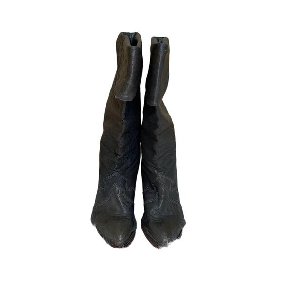 Zodiac USA Vintage Leather Cowboy Boots 8.5 - Picture 11 of 13